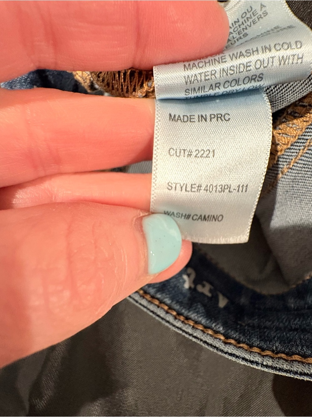 Articles of Society Y2K Light Wash Indie Mid Rise Stretch Skinny Jeans size 25 - Picture 9 of 12